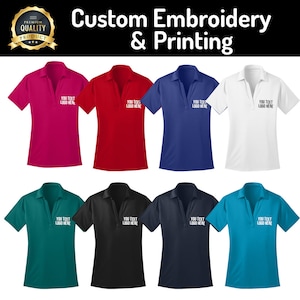 Personalized Athletic Wear: Moisture Wicking Embroidered Logo Performance Polo