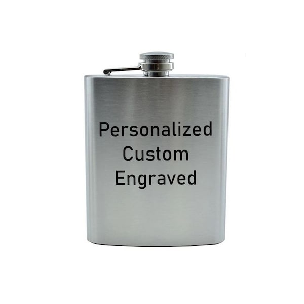 Personalized Flask Etsy