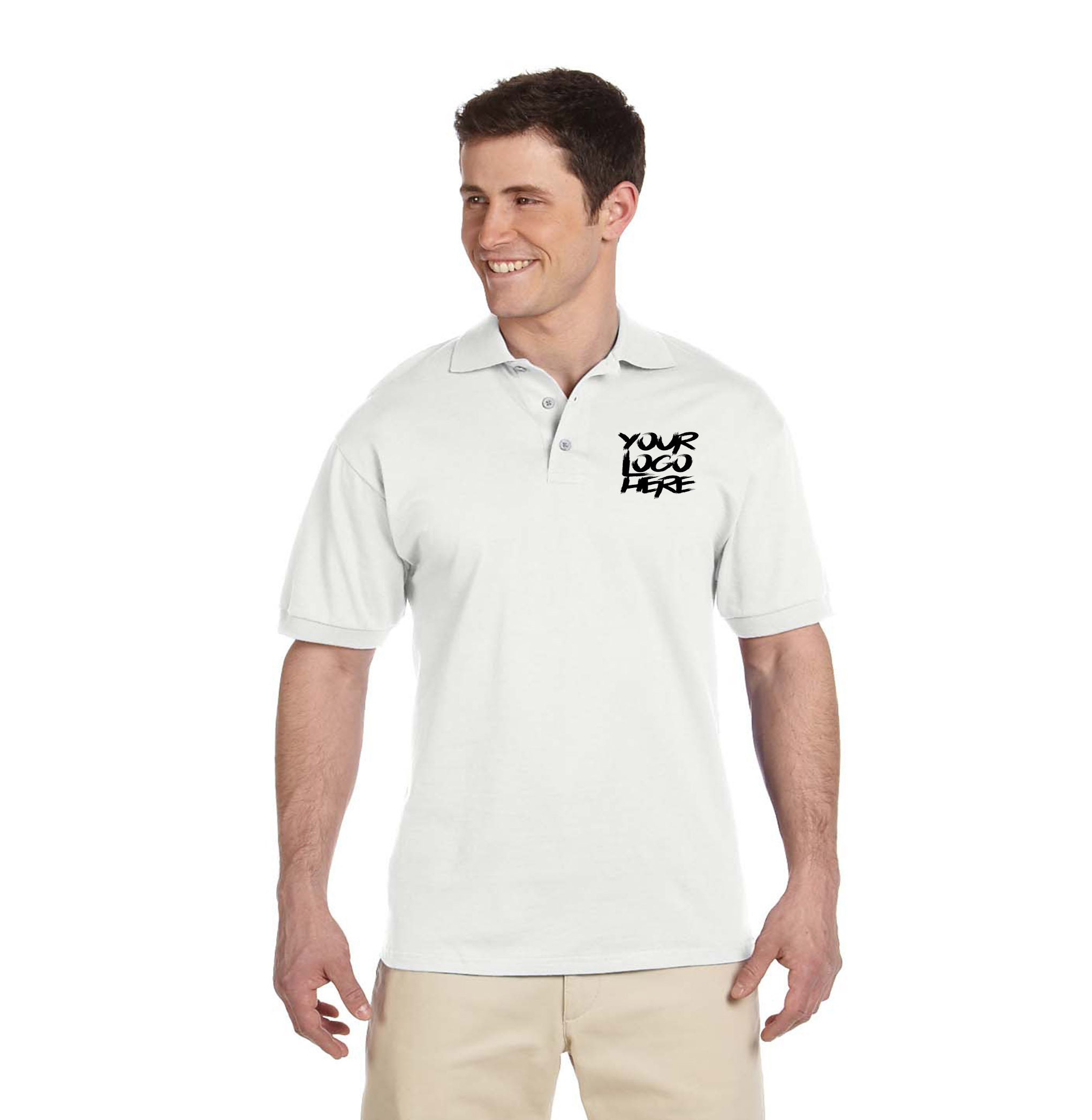 Polo Shirts for Men Custom Golf Short 
