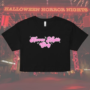 Horror Nights Girly - Women’s Crop Top Tee