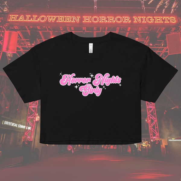 Horror Nights Girly - Frauen Crop Top Tee