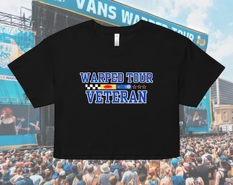 Camiseta corta para mujer de Warped Tour Veteran