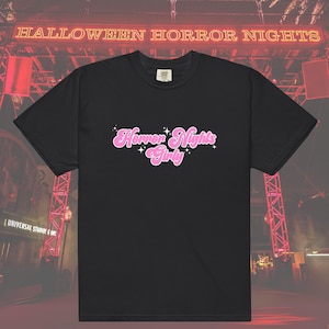 Horror Nights Girly - Comfort Colors Unisex Short Sleeve Tee