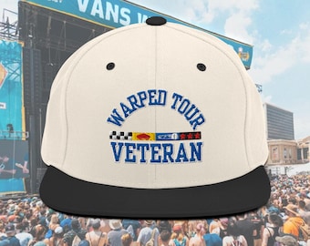 Warped Tour Veteran - Embroidered Snapback Hat