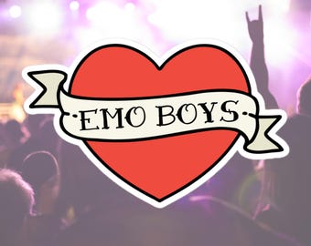 Emo Boys Tattoo - Sticker
