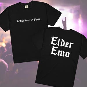 It Was Never A Phase - comfortkleuren uniseks T-shirt met korte mouwen