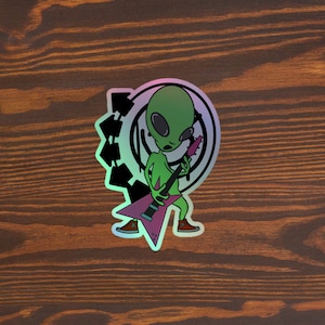 Aliens Exist - Holographic Sticker