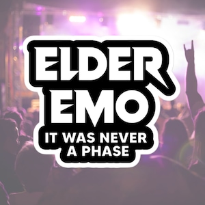 Elder Emo - Sticker