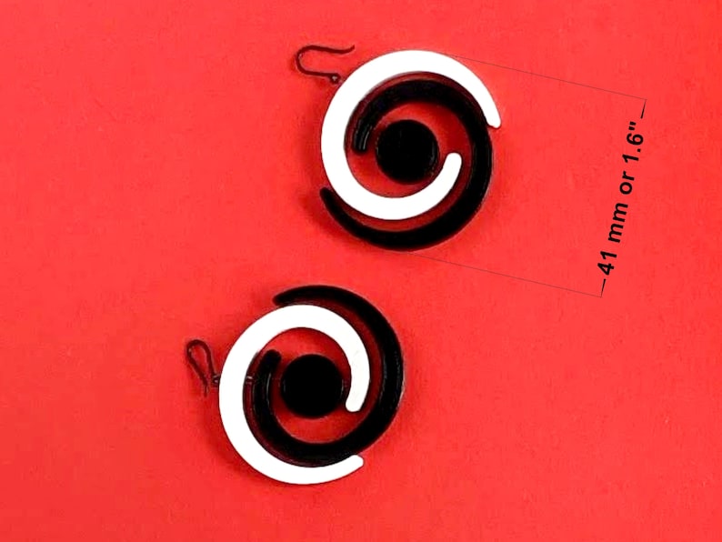 Unusual Hypoallergenic Cool Unique Earrings Geometric Statement Mobile Earrings Unique gifts Nickel Free Handmade
