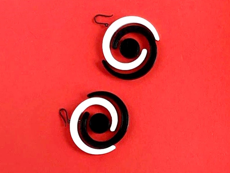 Unusual Hypoallergenic Cool Unique Earrings Geometric Statement Mobile Earrings Unique gifts Nickel Free Handmade