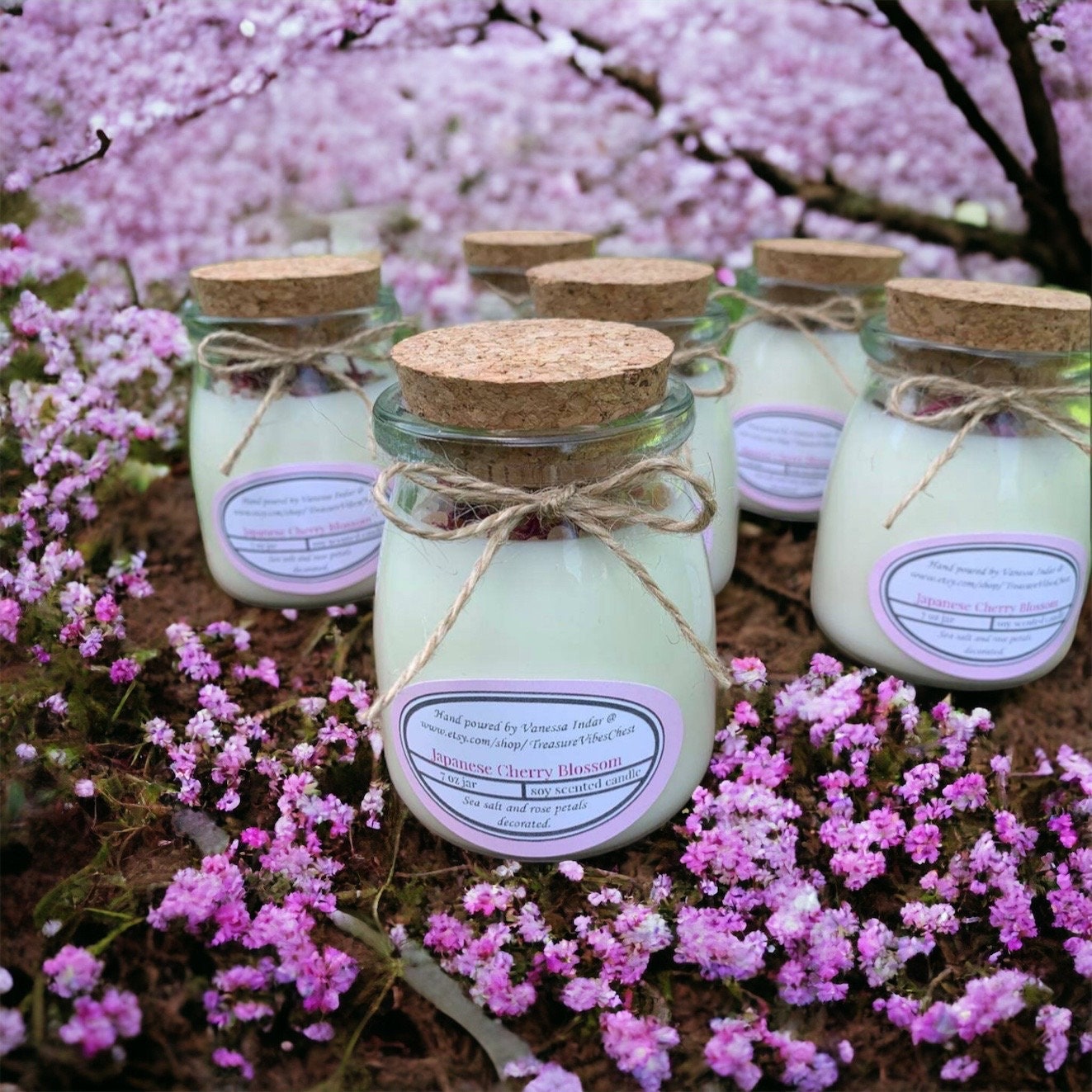Fresh Linen Scented Soy Candles, Home Fragrance, Candles, Spring