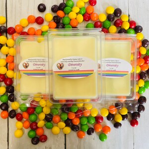 Pride Scented Soy Wax Melts, Rainbow Wax Melts, Home Fragrance, wax warmer melt, air freshener.