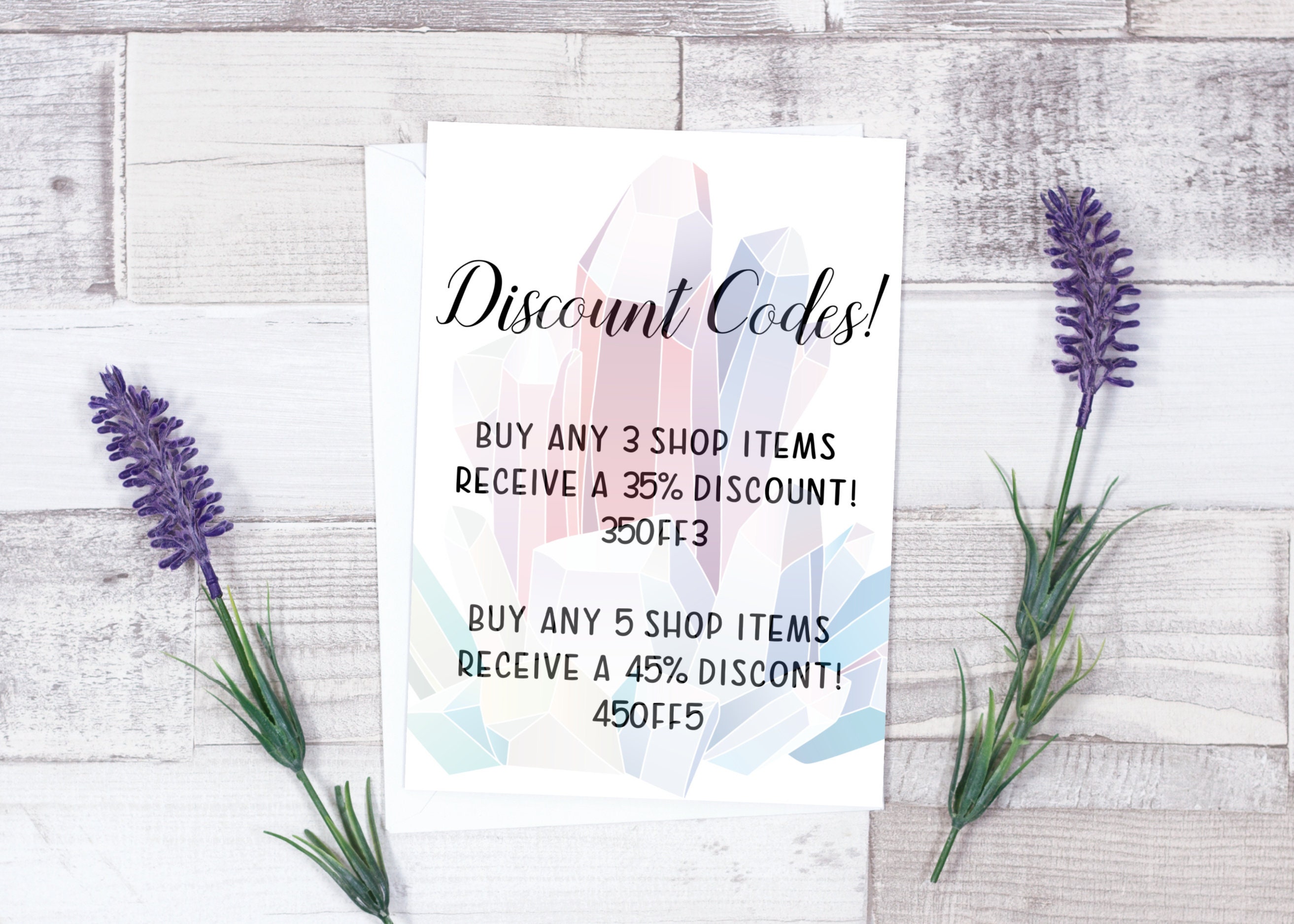 Happy Birthday Crystal Card Printable Instant Download Pastel - Etsy