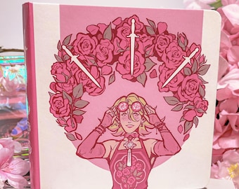 Rose Colored Glasses Square Sketchbook