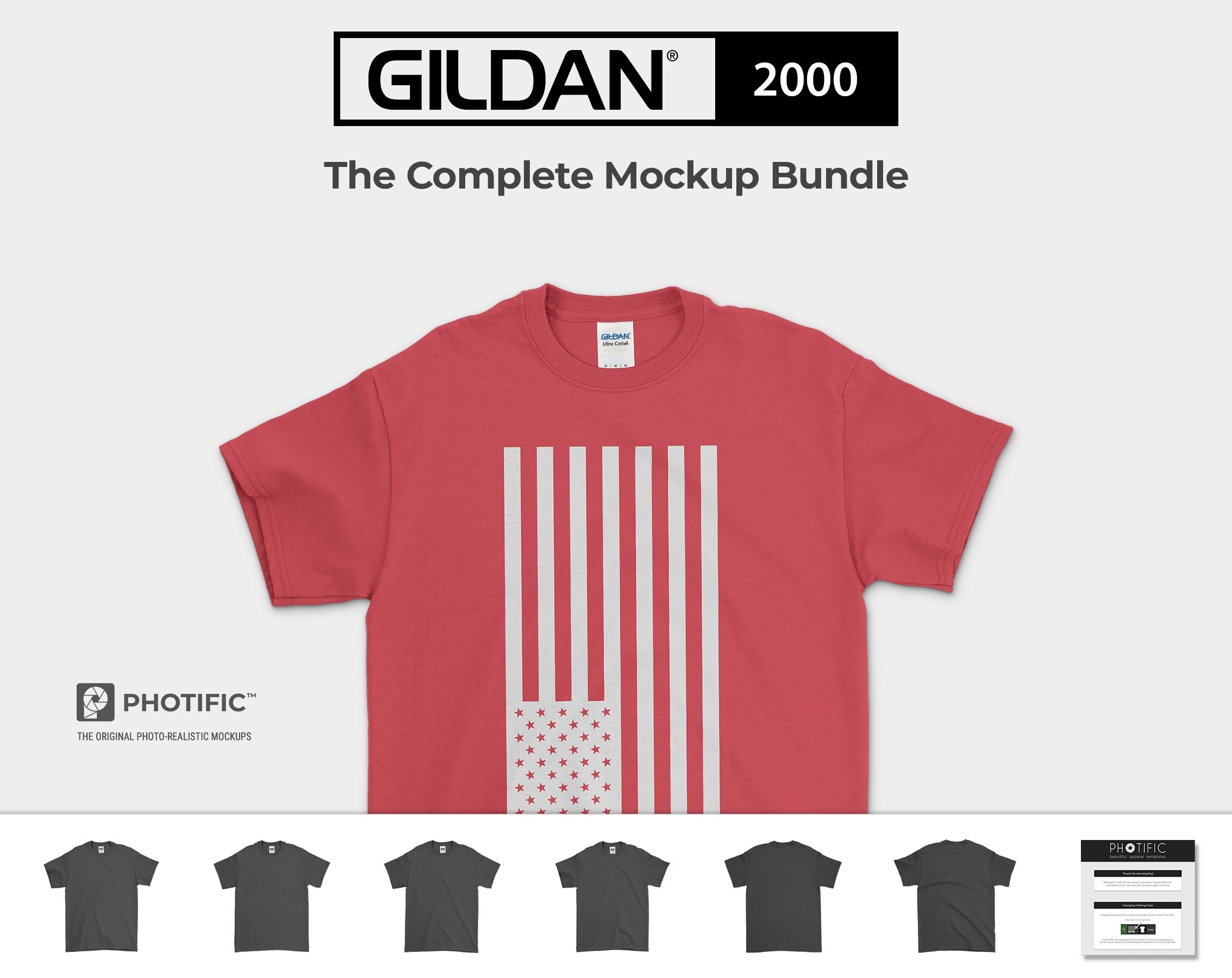 gildan 2000 mockup