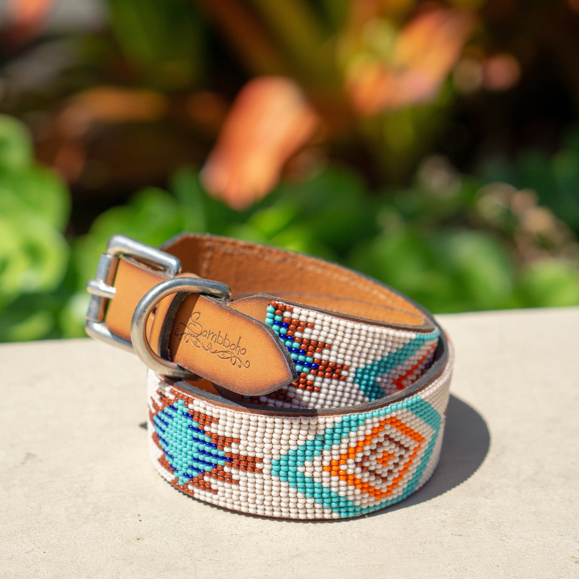 big dog collars leather