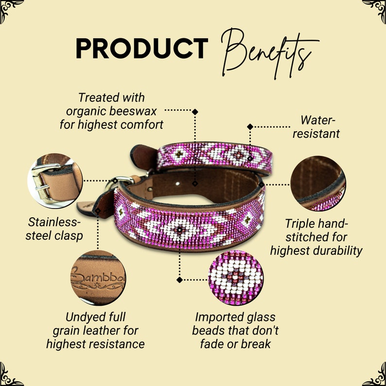 Dog Leash Collar Set Leather Dog Leash Matching Collar Etsy