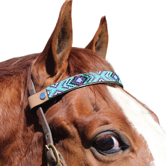 Rênes pour cheval cuir avec strass Kavalkade Fleur - Rênes - Cuirs