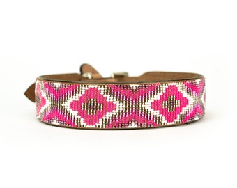 dog collar, leather dog collar, dog collar for girl, designer dog collar, bead dog collar, big dog, small dog, pitbull