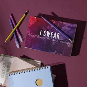 I SWEAR- printed & cut for you. Unfiltered Affirmation deck for unstoppable souls, swearing mantra cards, meditation, mindset tool, badass