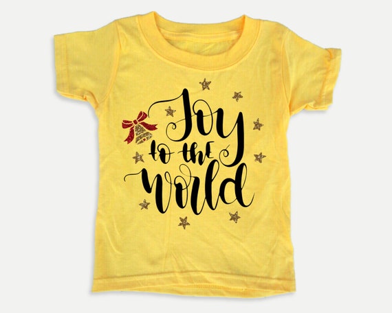 Joy to the World Toddler Tee, holiday toddler shirt
