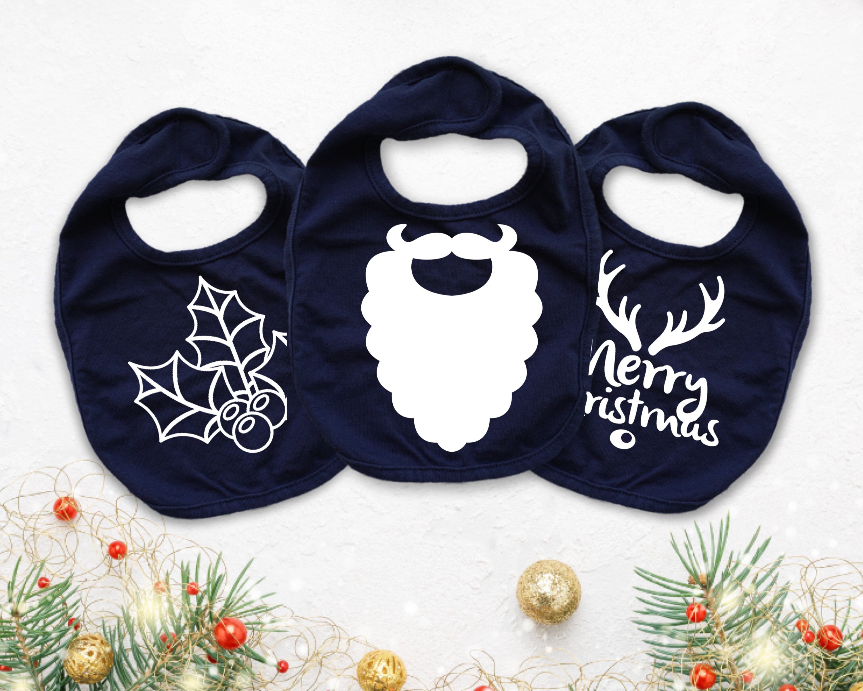 Holiday baby bib best sale sets
