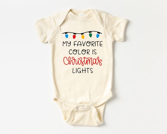 My Favorite Color is  Lights Baby Outfit,  Baby Clothes