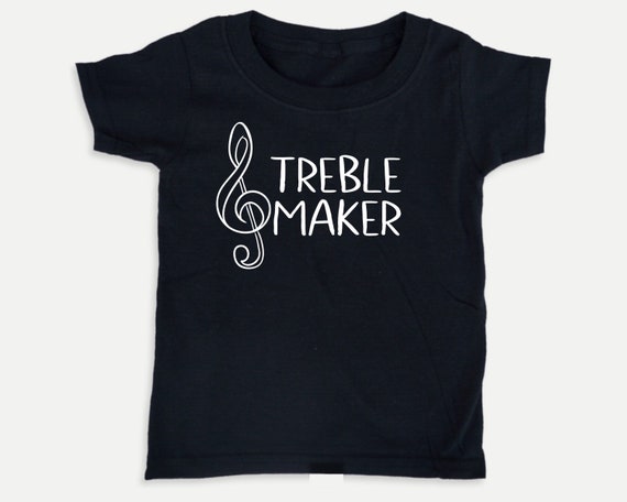 Treble Maker Toddler t-shirt, Toddler Band t-Shirt, Funny Music tee for Kids