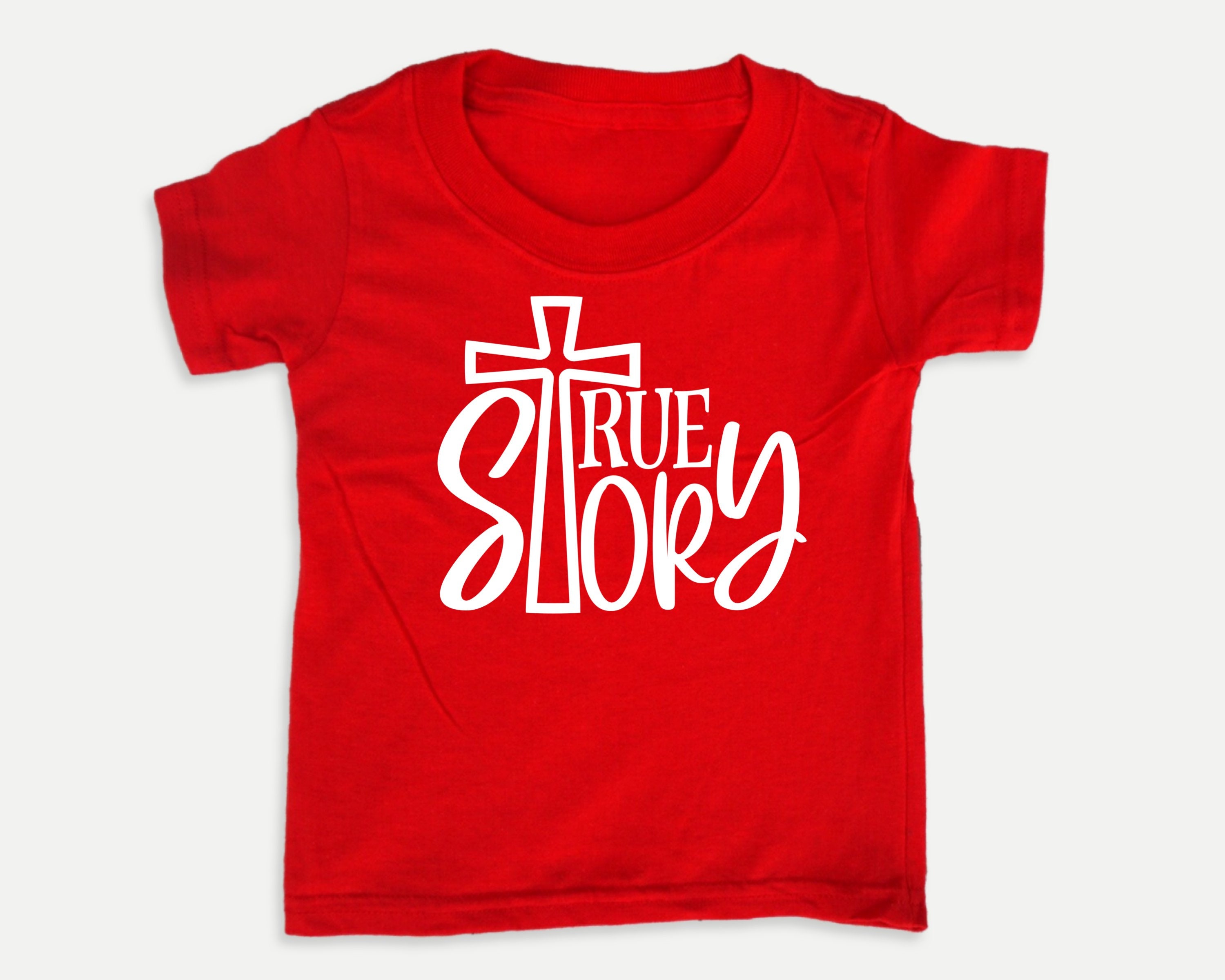 True Story Christian toddler shirt with Bible verse, Bible tshirt for