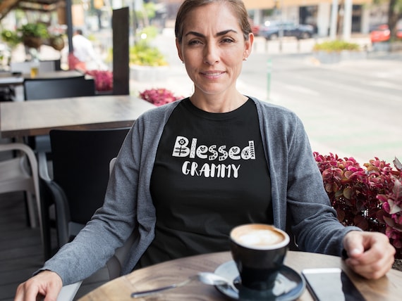 Blessed Grandma Shirt, Mother's Day gift, Grandma gift, casual top,ladies cut t-shirt, unisex t-shirt