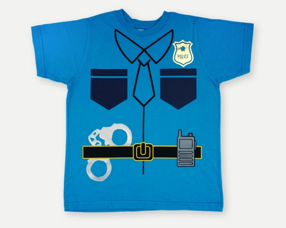 Police pretend play tshirt