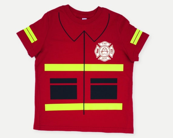 Fireman toddler shirt