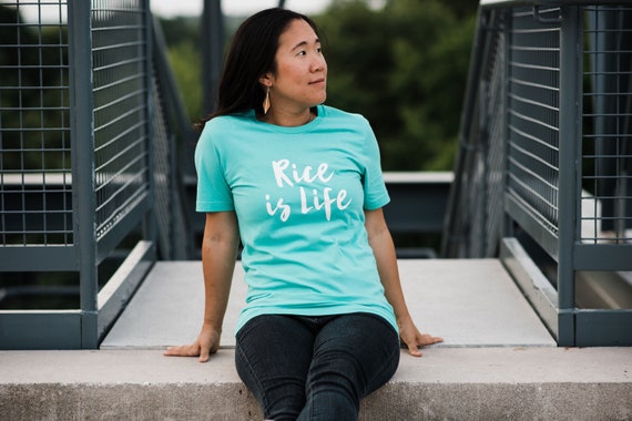 Rice is Life, Asian foodie t-shirt