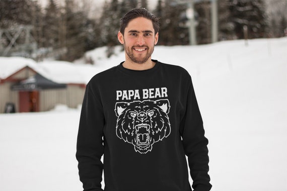 Papa Bear Sweatshirt, Father's Day Gift, Christmas Gift for Dad