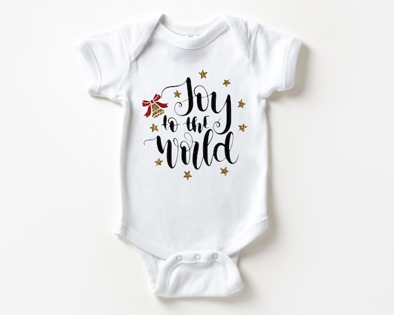 Joy to the World Baby Outfit, Baby Clothes