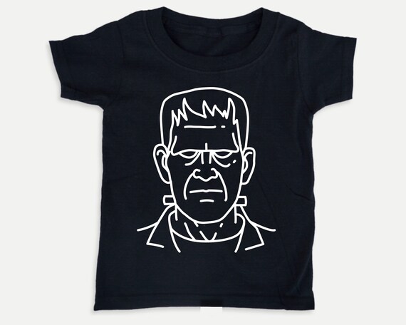 Frankenstein Halloween Toddler shirt, Glow in the Dark Halloween Shirt