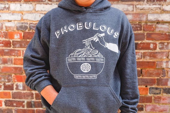 Phobulous Hoodie Jacket, Funny Asian Food Gift for Foodie