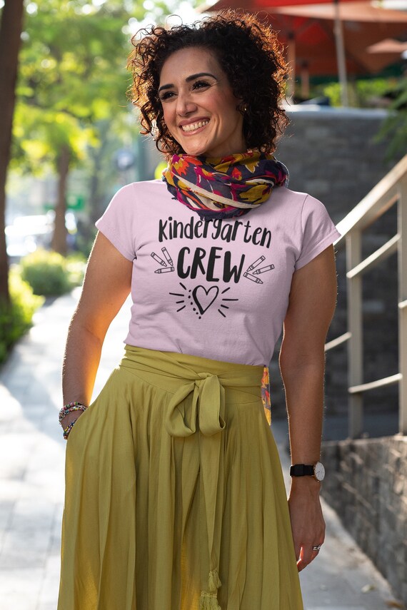 Kindergarten Crew Teacher t-shirt, Teacher team shirts