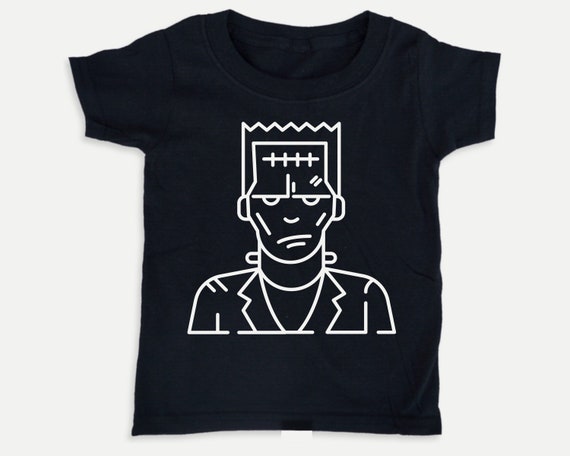 Frankenstein Halloween Toddler shirt, Glow in the Dark Halloween Shirt