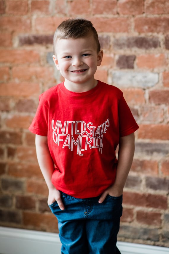 United States Toddler Tee, Patriotic Toddler Tee, Fourth of July tee, Gender Neutral kid clothes