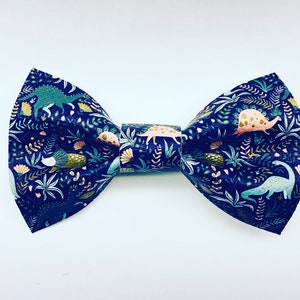 Dinosaur Faux Leather Bow Tie