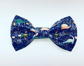 Dinosaur Faux Leather Bow Tie