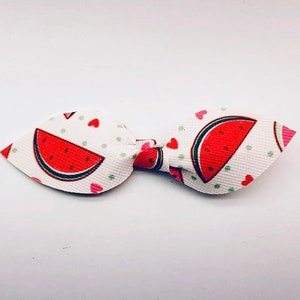 Wassermelone Haarschleife