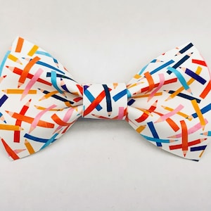 Pencil Crayons Clip on Bow Tie