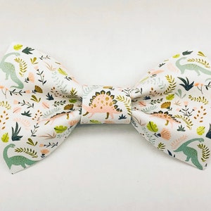 Dinosaur Faux Leather Bow Tie