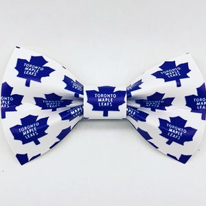Toronto Maple Leafs Fliege aus Kunstleder mit Clip