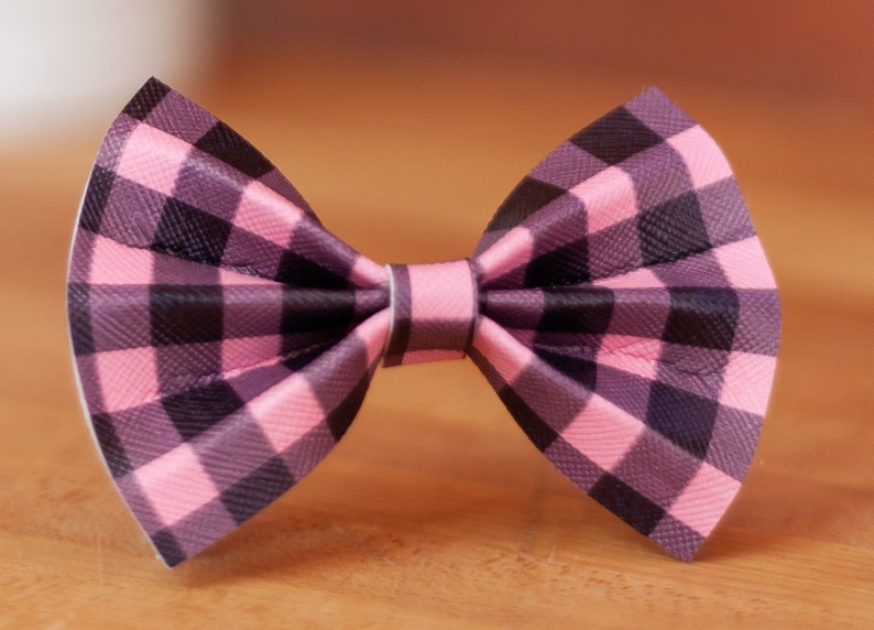 Pink Buffalo Plaid Hair Bow