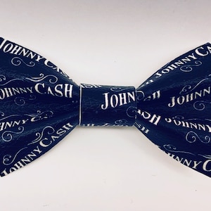 Johnny Cash Clip on Bow Tie