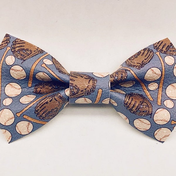Baseball Bow Tie Etsy