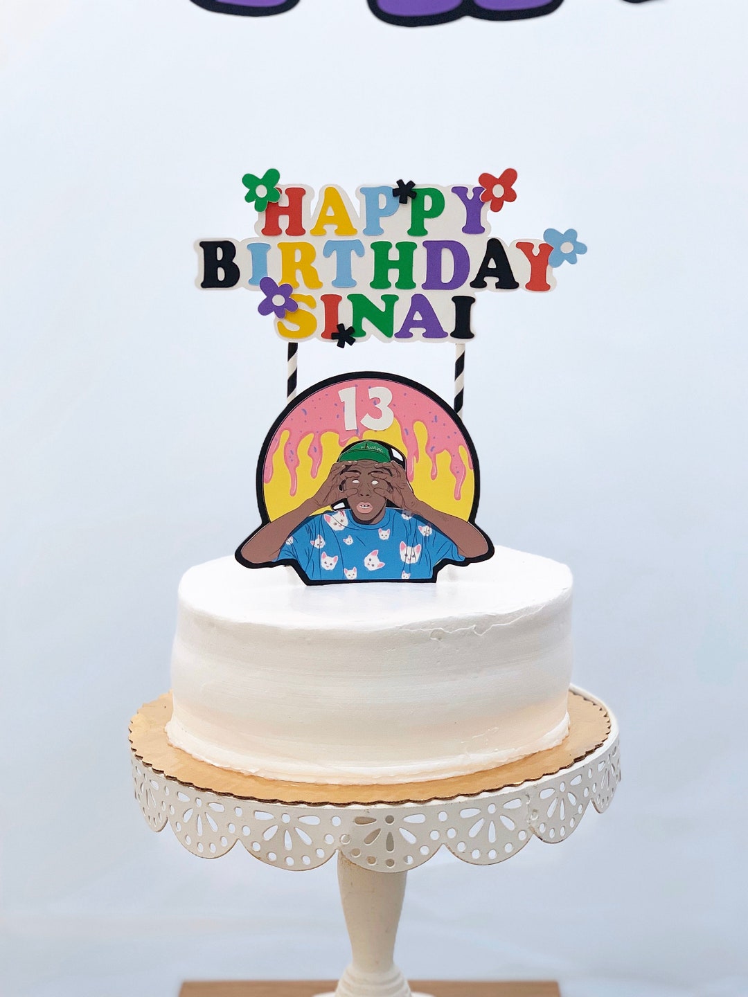 Decoraciones de cumpleaños de 18 años para niños, color verde, pancarta de  feliz cumpleaños con el tiempo para adultos, decoración de pastel con el